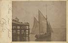 Jetty end with yacht, 1902 | Margate History 